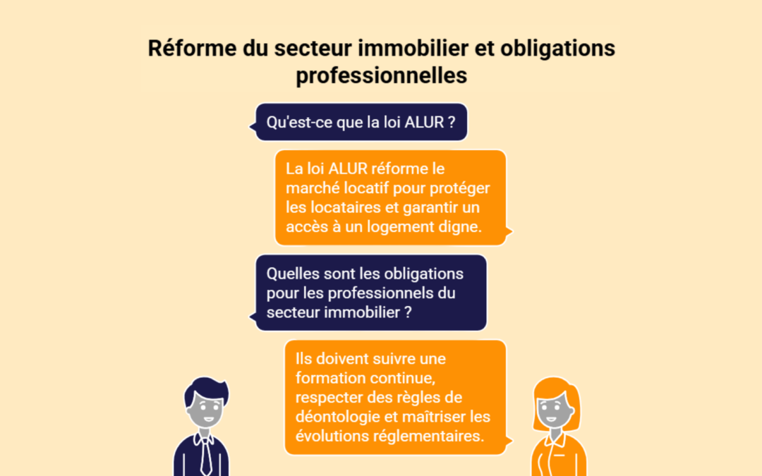 Formation loi ALUR immobilier&nbsp;: conseils et bonnes pratiques pour rester à jour
